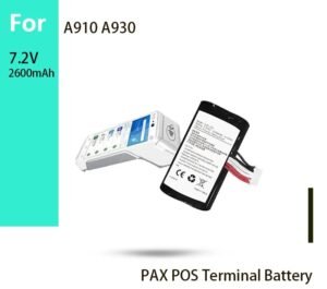 PAX A930 Uyumlu POS Pili -7.2V 2600mAh Uzun Ömürlü Lion pil - Görsel 4