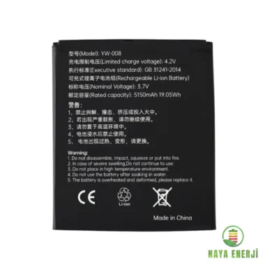 yw-008 PAX A920 PRO BATARYA