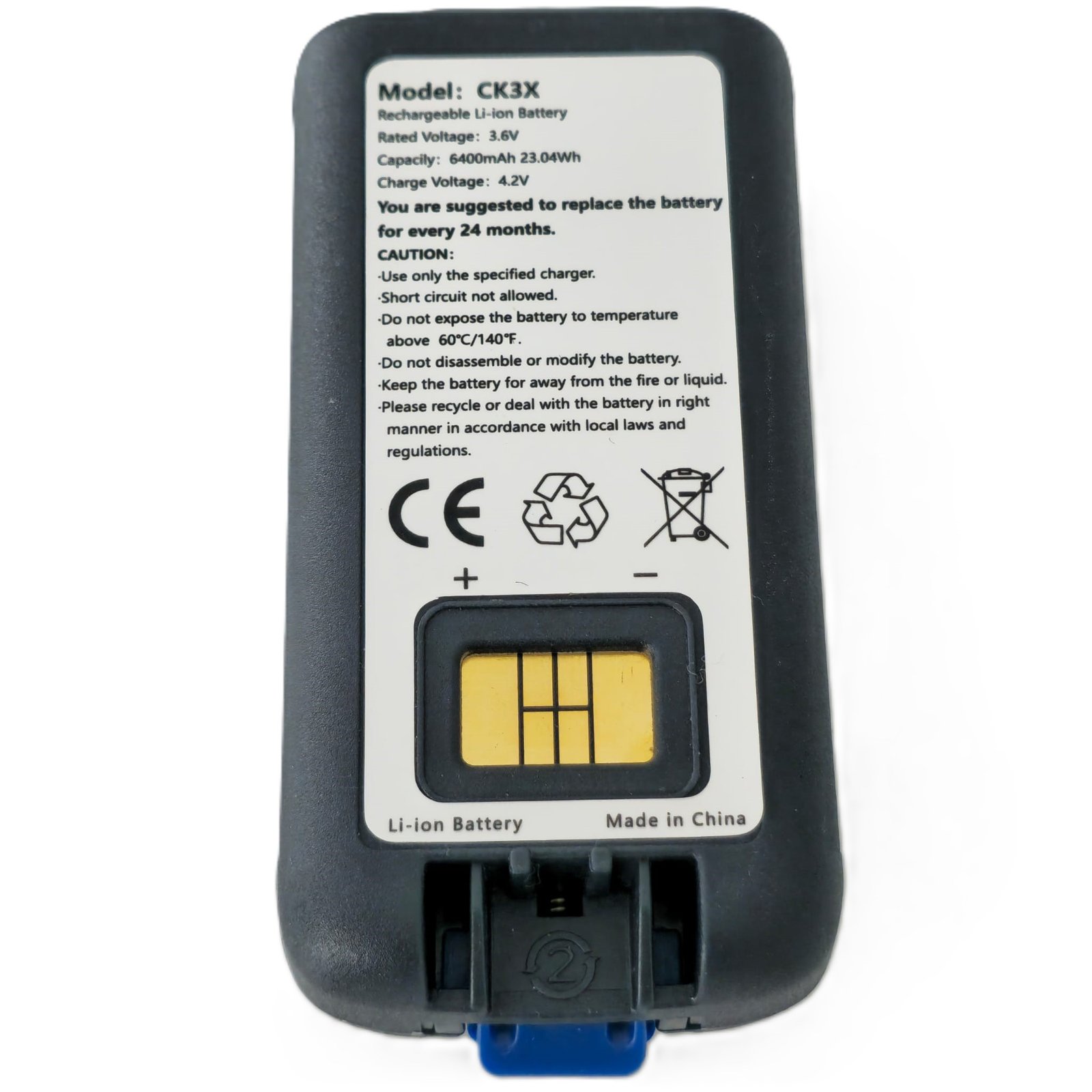 Honeywell CK3X/CK3R El Terminali Uyumlu Batarya – 3.6V 6400mAh Li-ion Batarya