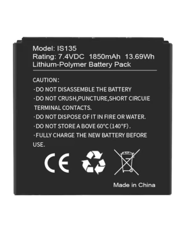 PAX S900 Uyumlu IS135 POS Cihazı Bataryası– 7.4V 1850 mAh Uzun Ömürlü Batarya