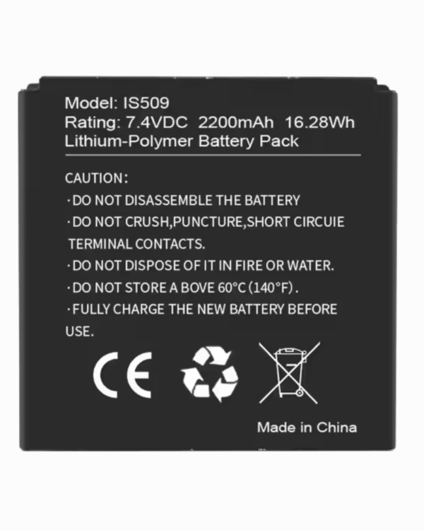 PAX S900 Uyumlu IS509 POS Cihazı Bataryası – 7.4V 2200 mAh Yüksek Kapasiteli Batarya