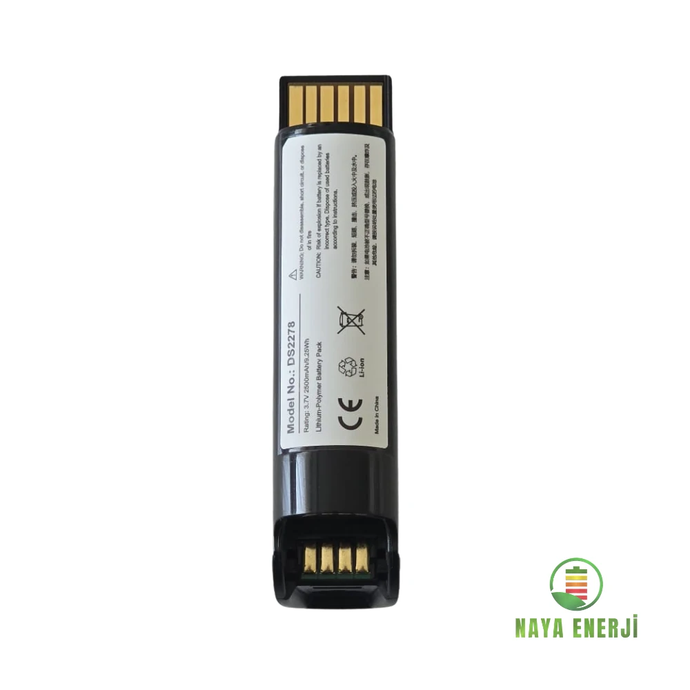 Zebra DS2278 Uyumlu Barkod Okuyucu Pili – 3.7V 2500mAh Li-ion Batarya