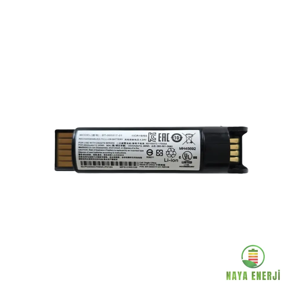 Zebra DS2278 Uyumlu Barkod Okuyucu Pili – 3.7V 3400mAh Li-ion Batarya - Görsel 2