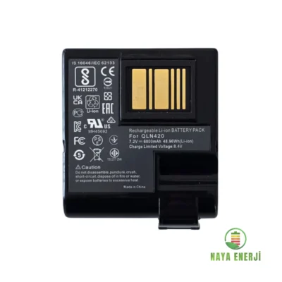 Zebra QLn420 / ZQ630 Mobil Etiket & Fiş Yazıcı Uyumlu Li-ion Batarya – 7.2V 6800 mAh